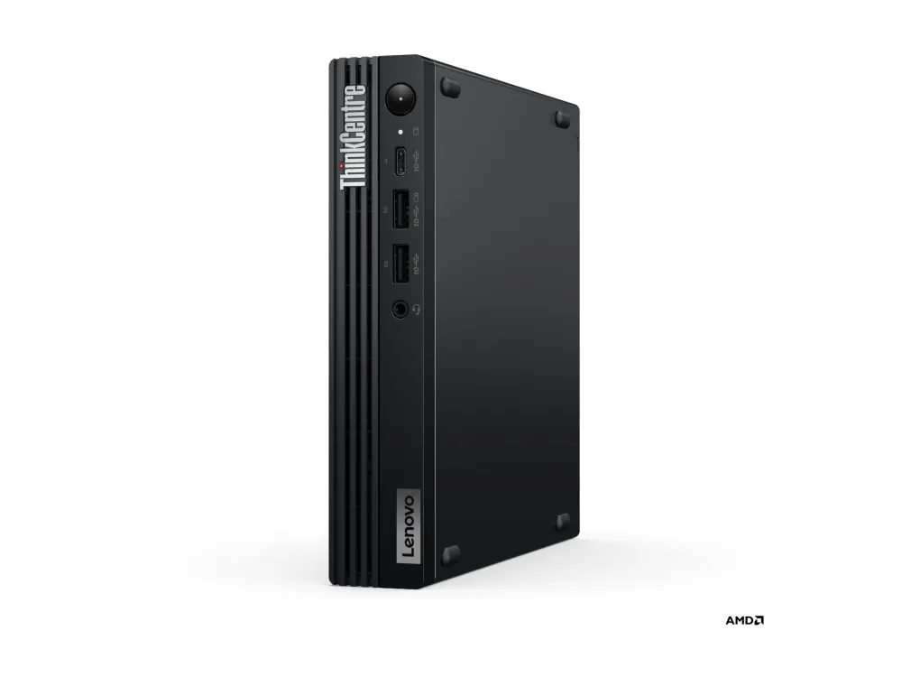 Lenovo ThinkCentre M75q Gen 5 12RQ - Lille Ryzen 5 Pro 8500GE / op til 5 GHz - RAM 16 GB - SSD 512 GB - TCG Opal Encryption 2, NVMe - Radeon 740M - Gigabit Ethernet, Bluetooth 5.3, IEEE 802.11ax (Wi-Fi 6) - Win 11 Pro - skærm: ingen - tastatur: Nordi