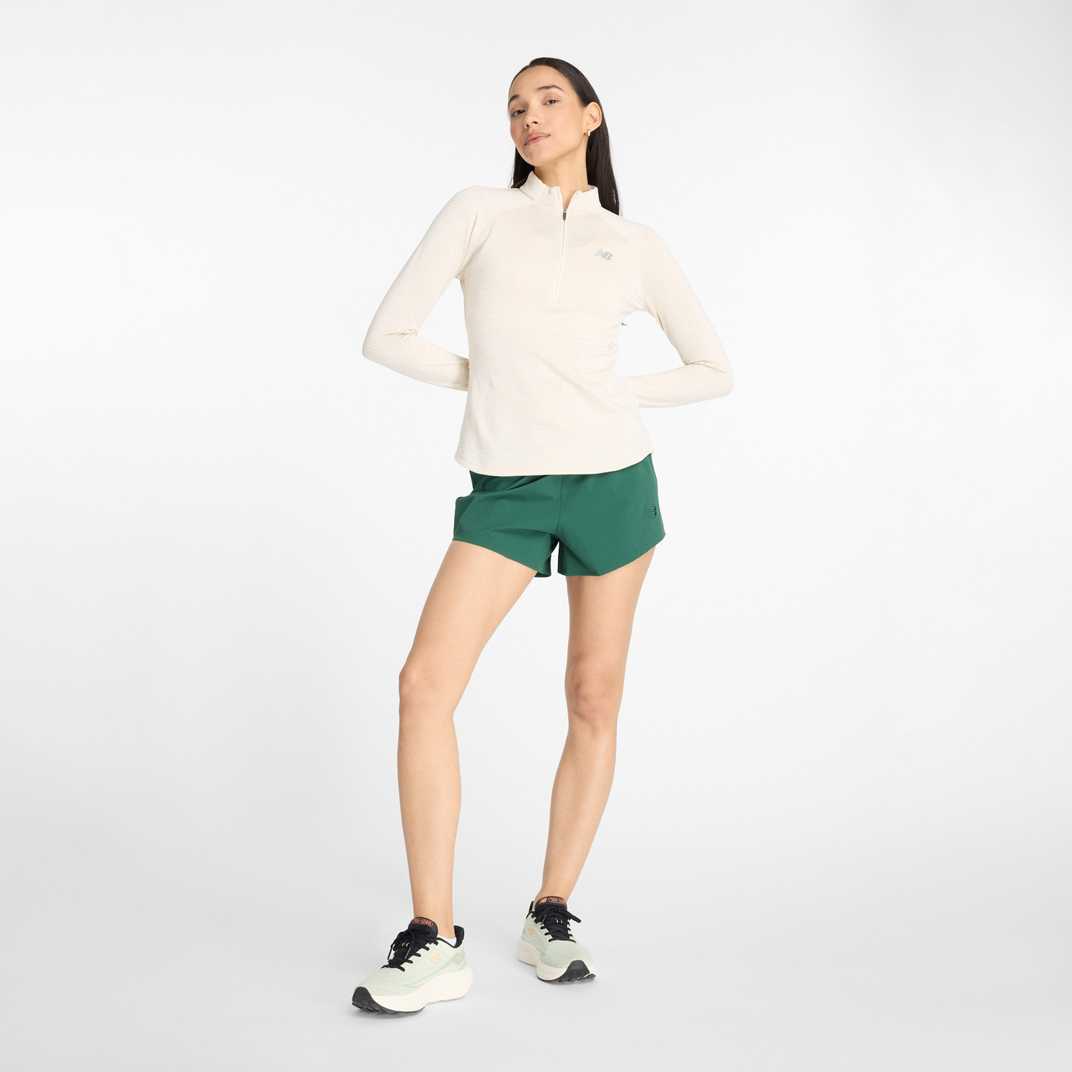 New Balance Athletics Heat Grid 1/2 Zip Dames
