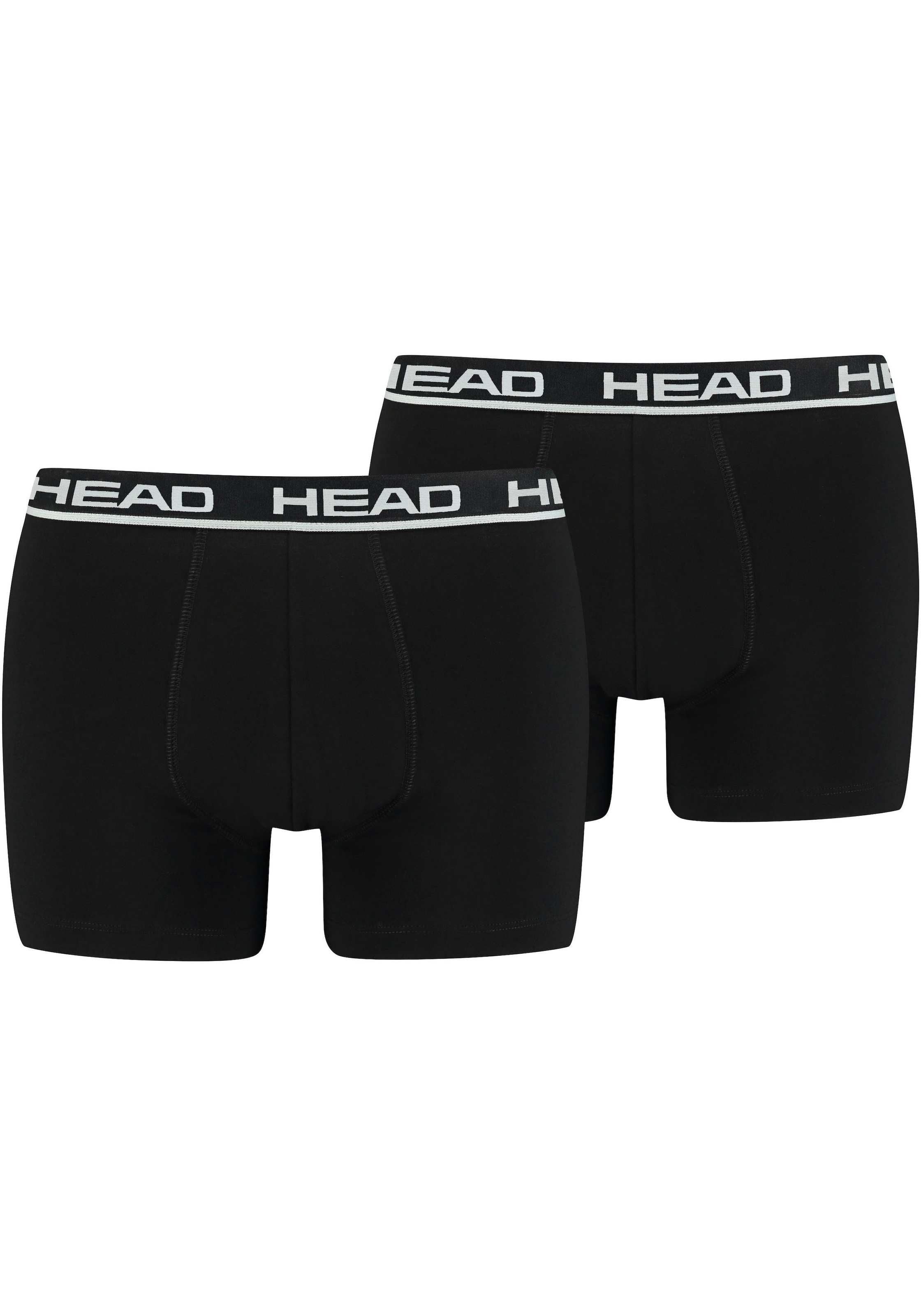 Head Boxershorts »HEAD BASIC BOXER 2P«, mit elastischem Logobund