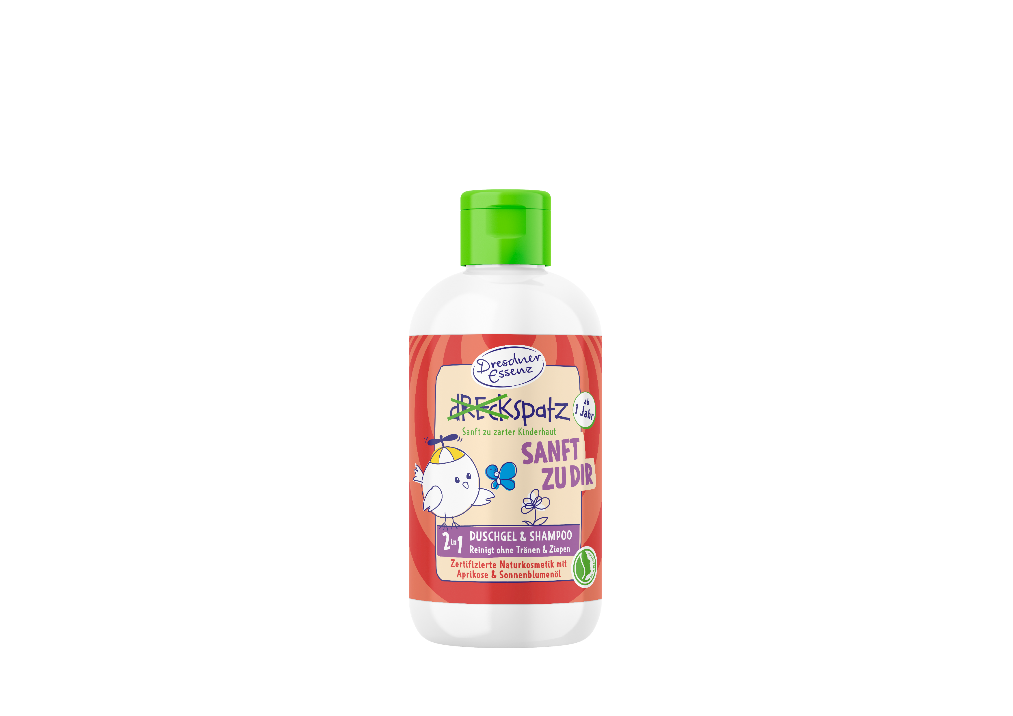 DRESDNER Dreckspatz Duschgel & Shampoo<br>250 ml, 2in1 Sanft zu dir