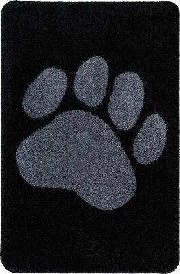 Hundemåtte - Pet Rebellion - Sort - 67X100 CM