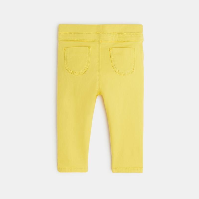 Jegging jaune uni bébé fille Jaune