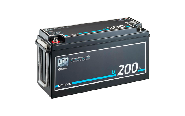 Ective LC BT 12 V LiFePO4 Lithium Versorgungsbatterie
