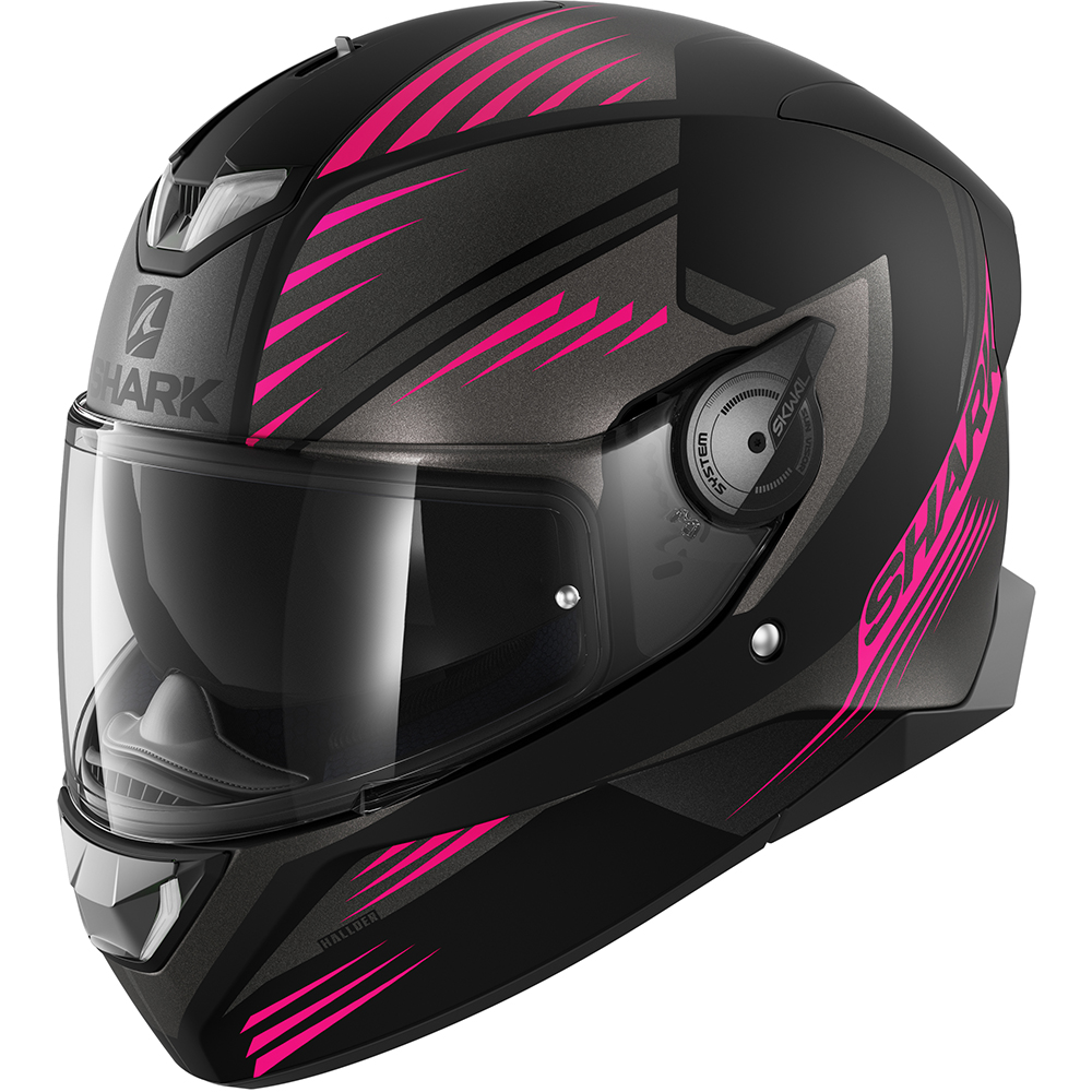 Shark - Casque Skwal 2.2 Hallder Noir / Anthracite / Violet