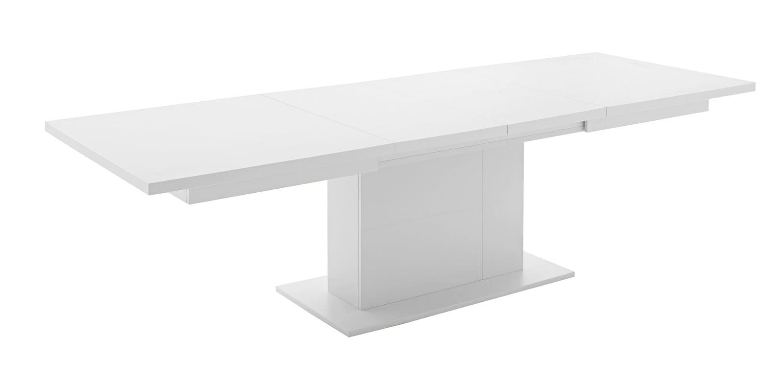 Esstisch Lissabon 180-280 x 100 cm Modern white