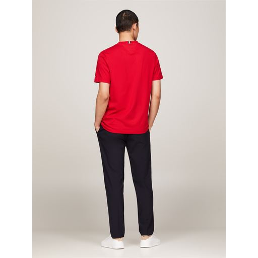 Tommy Hilfiger Global Stripe T-shirt, Primary Red, L