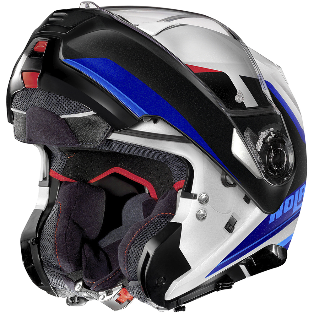 Nolan - Casque N100-5 Hilltop N-Com Blanc / Bleu