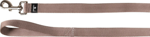 Flamingo f-520240 - Laisse Taupe en Nylon Ziggi Collection