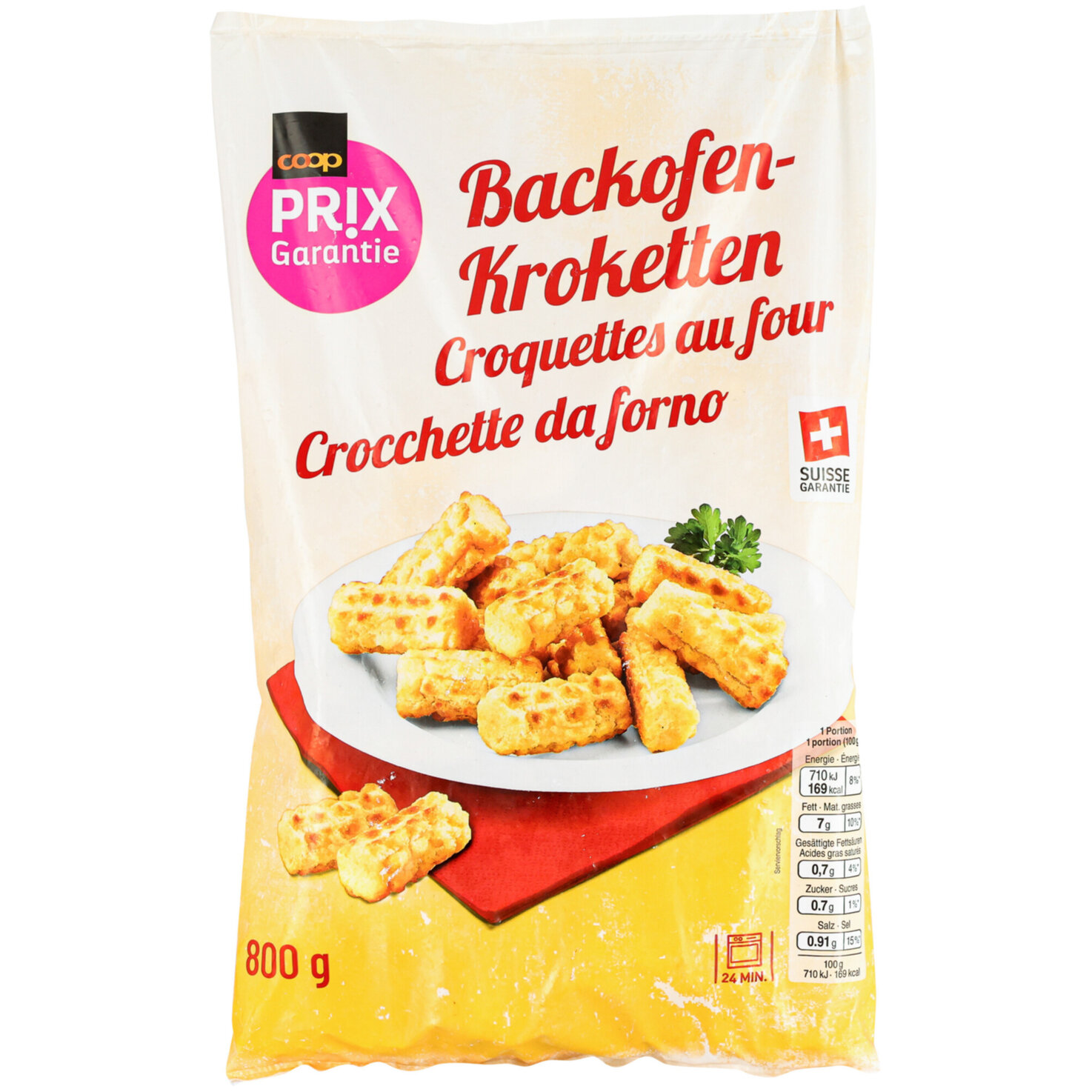 Prix Garantie Backofen Kroketten