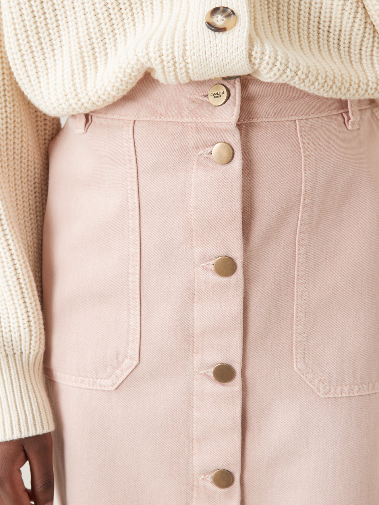 Jupe en jean femme - Coton bio, délavage écoresponsable