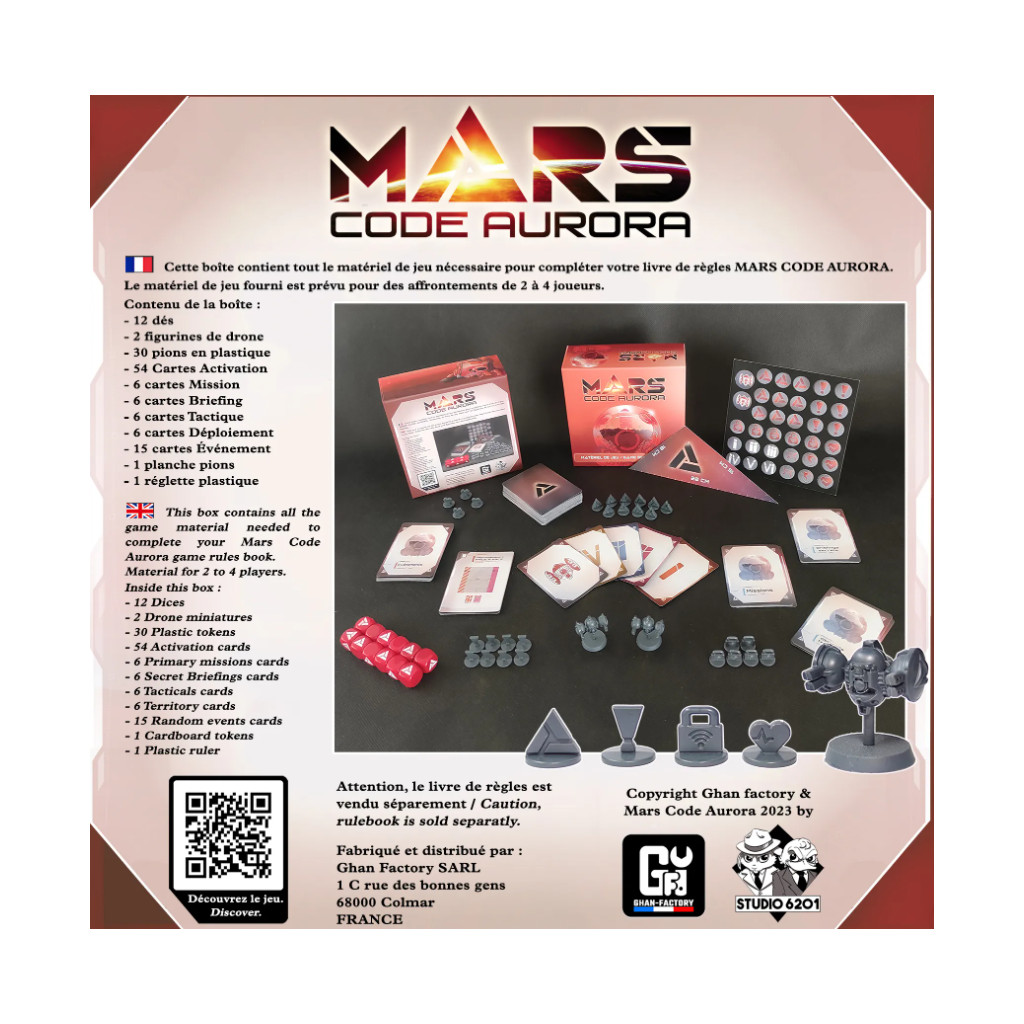 Mars Code Aurora : Kit de jeu premium