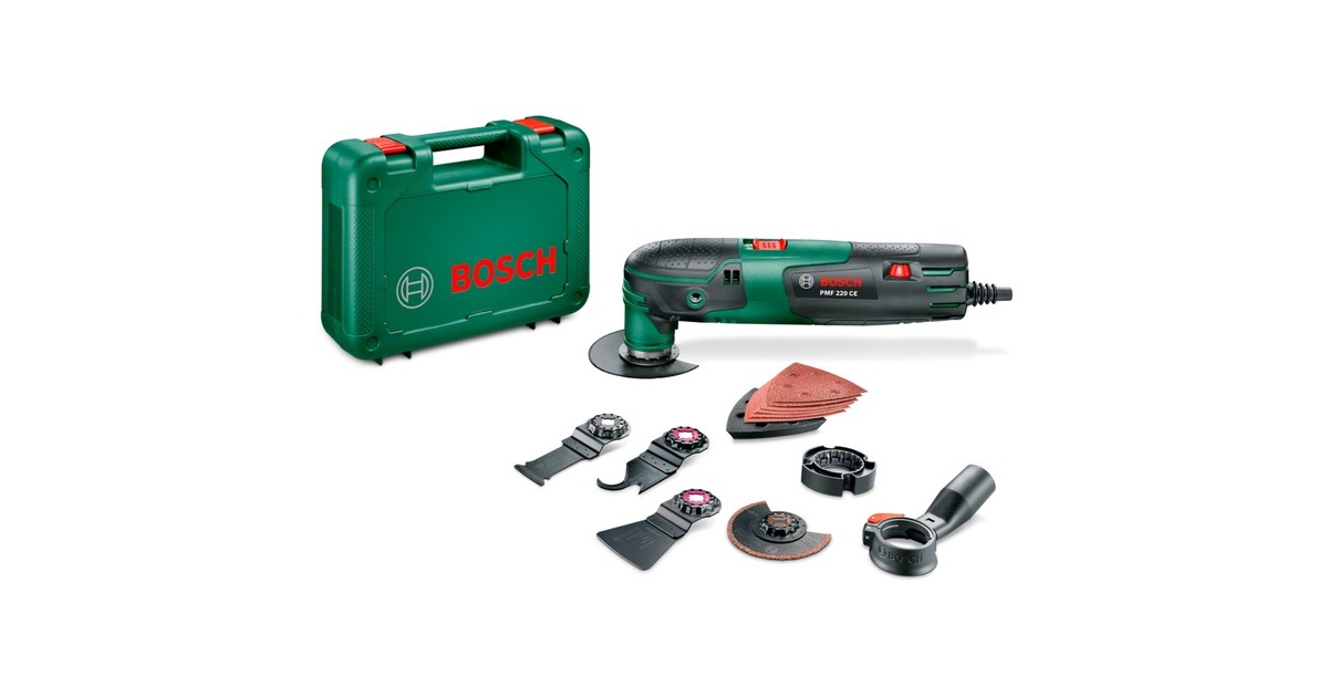 BoschPMF 220 CE multifunctioneel gereedschap  (Groen/zwart)