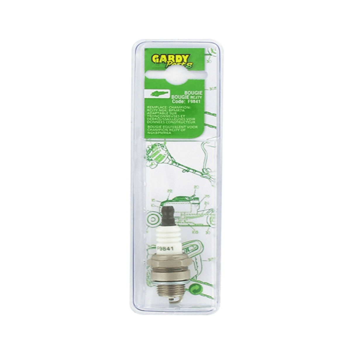 Bougie d'allumage adaptable sous coque remplace rcj7y - car7y, ngk: bpmr7a