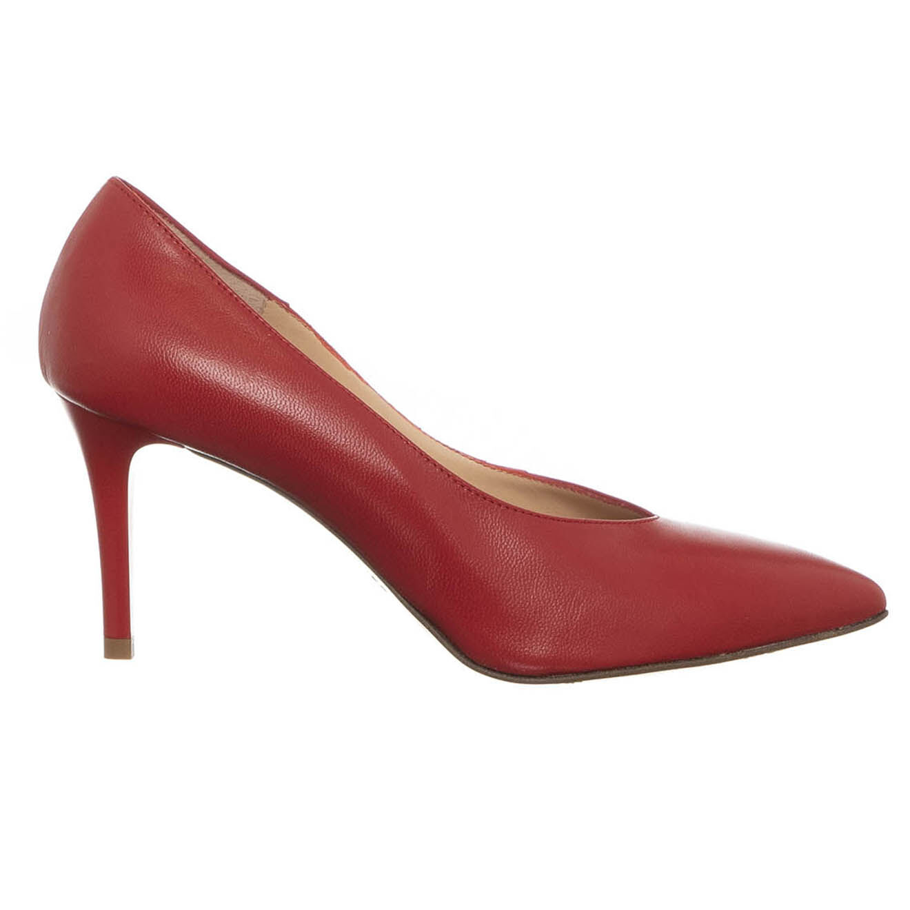 Loretta Pettinari Escarpins en Cuir Silla rouges - Talon 7 cm