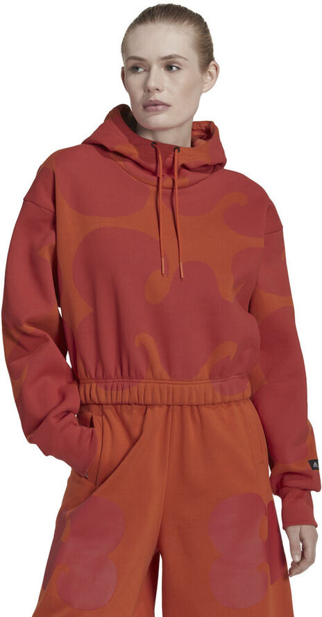 adidas Marimekko Crop hættetrøje Rød