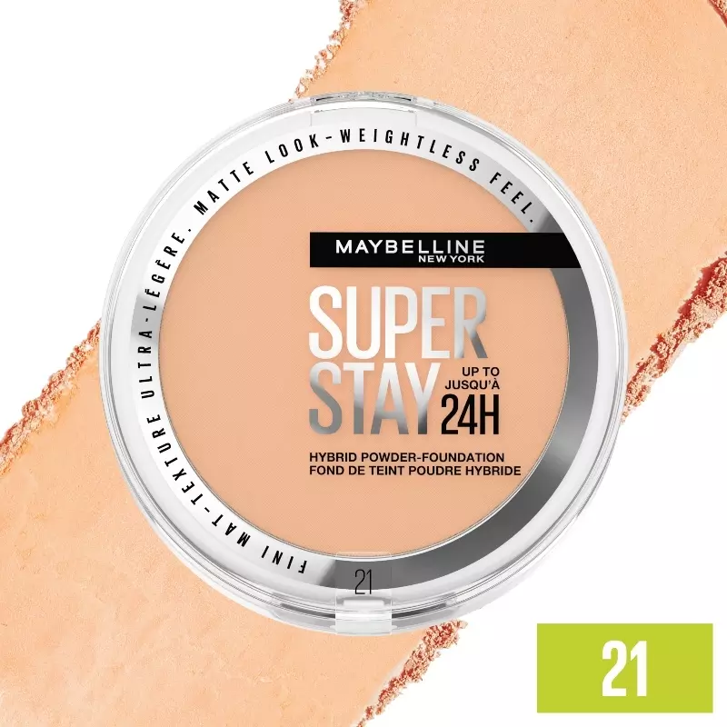 Maybelline New York Superstay 24H Hybrid Powder Foundation 9 gr. - 21