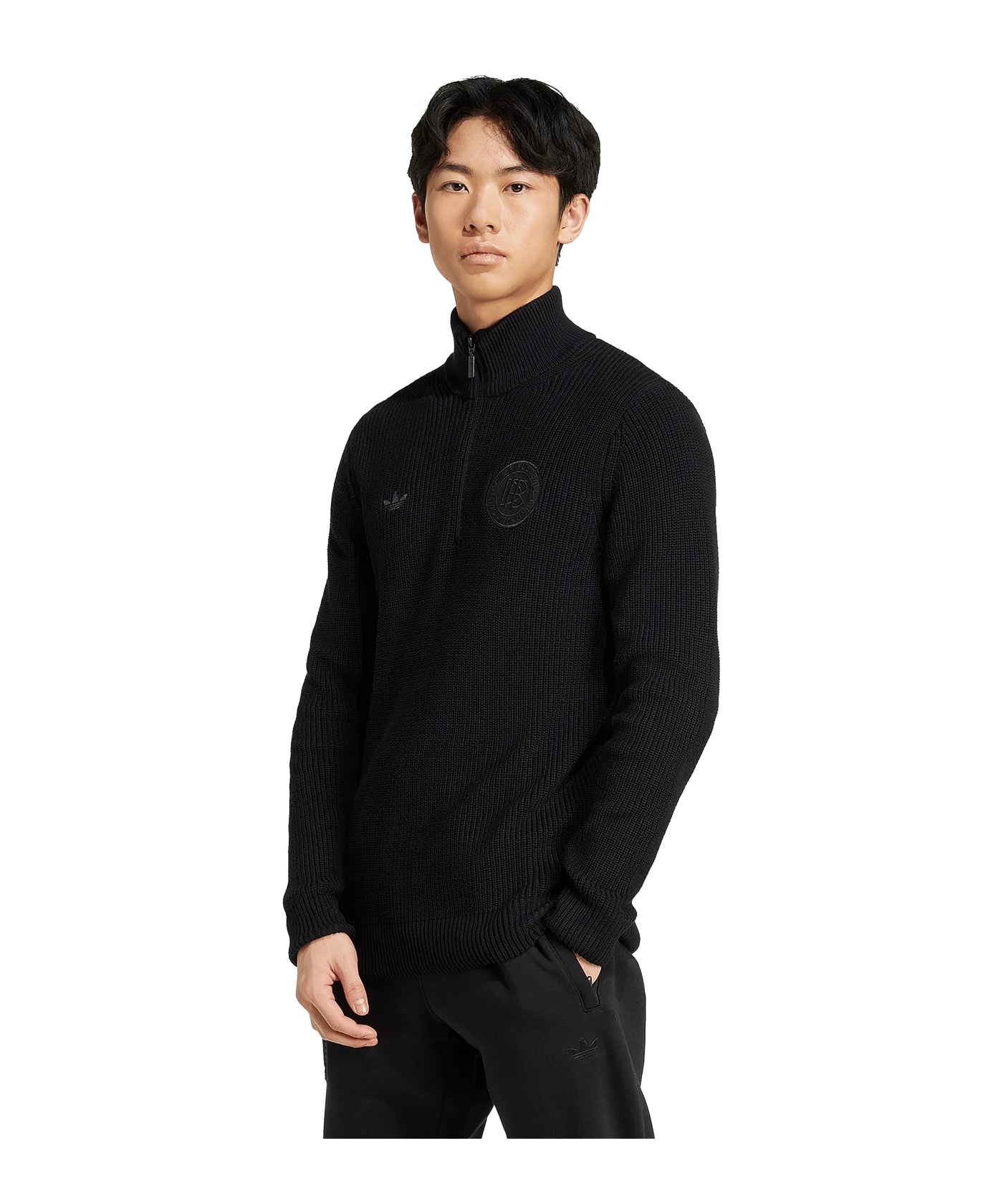 adidas DFB Deutschland 125 Anniversary HalfZip Sweatshirt Schwarz