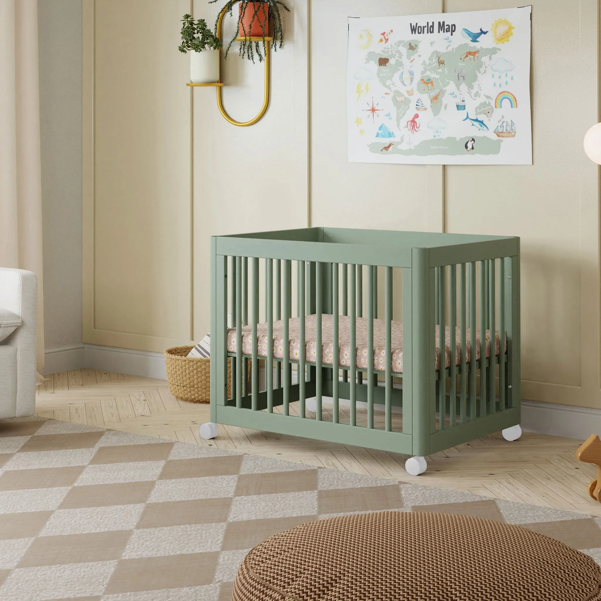 Babyletto Couchette Convertible 8 en 1 Yuzu  - Sauge