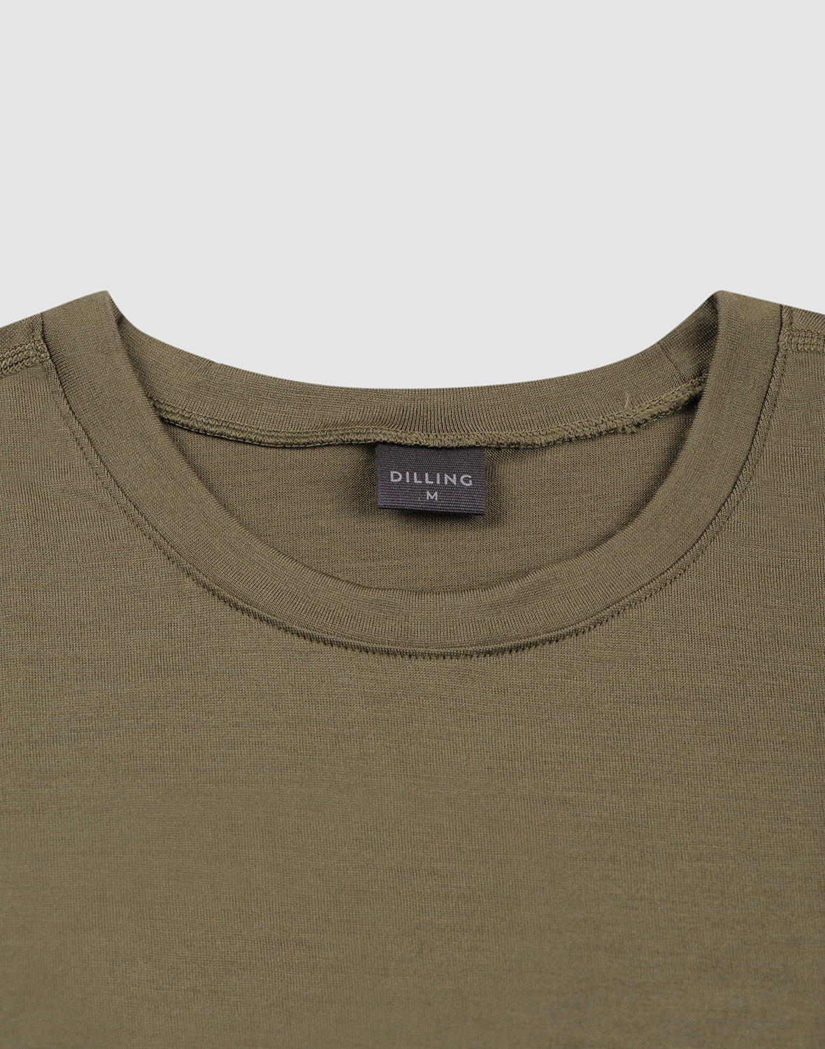 T-shirt van merinowol voor heren in Oranje