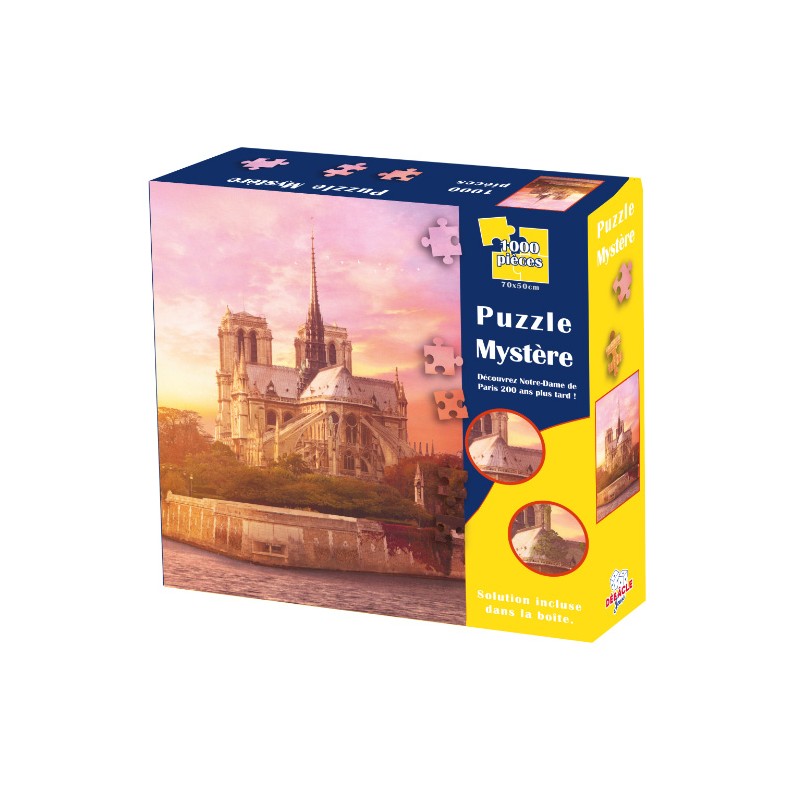 Puzzle mystère - 1000 pièces - Notre-Dame de paris 200 ans plus tard