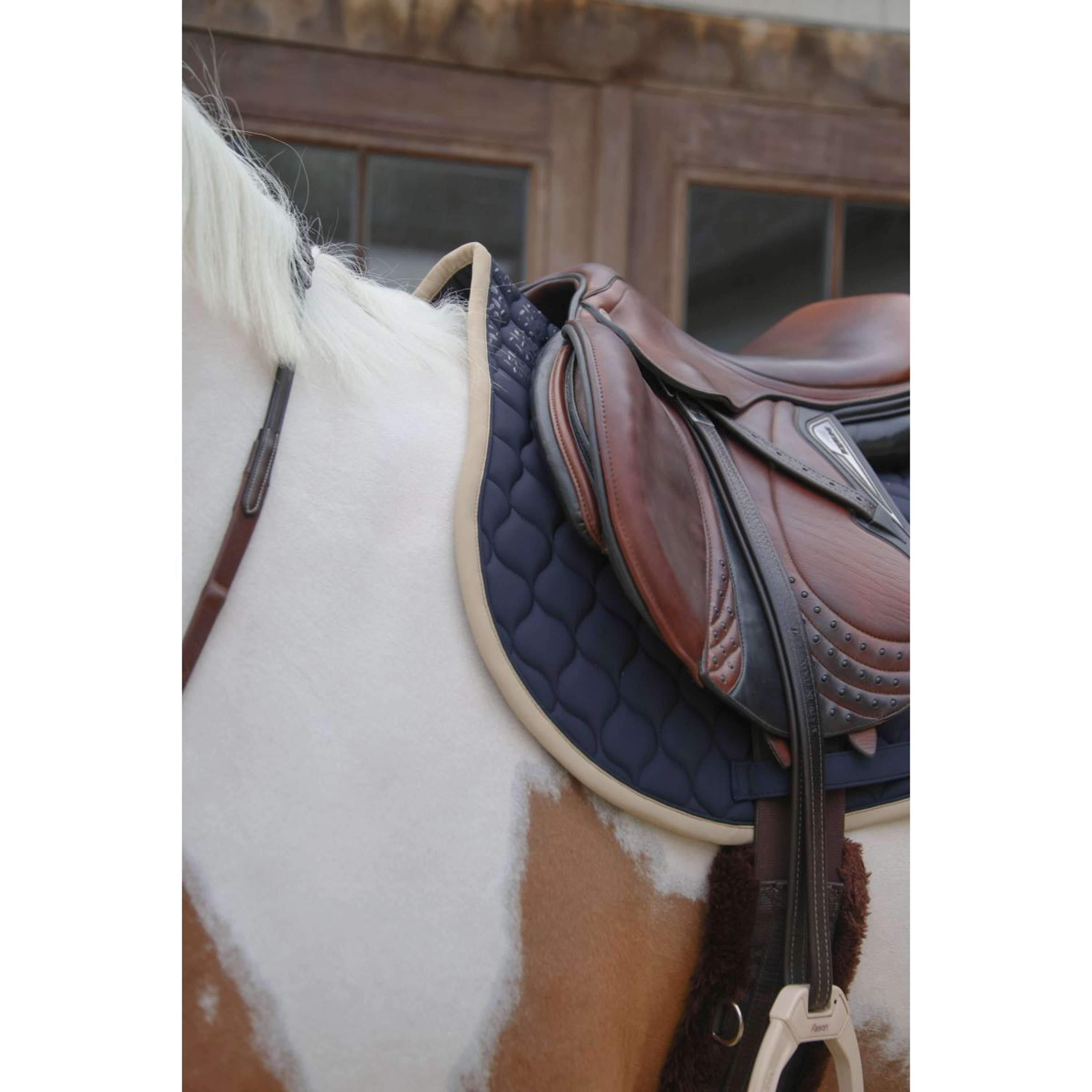 Kentucky Zadeldekje Softshell Onion Quilt Springen Navy/Beige