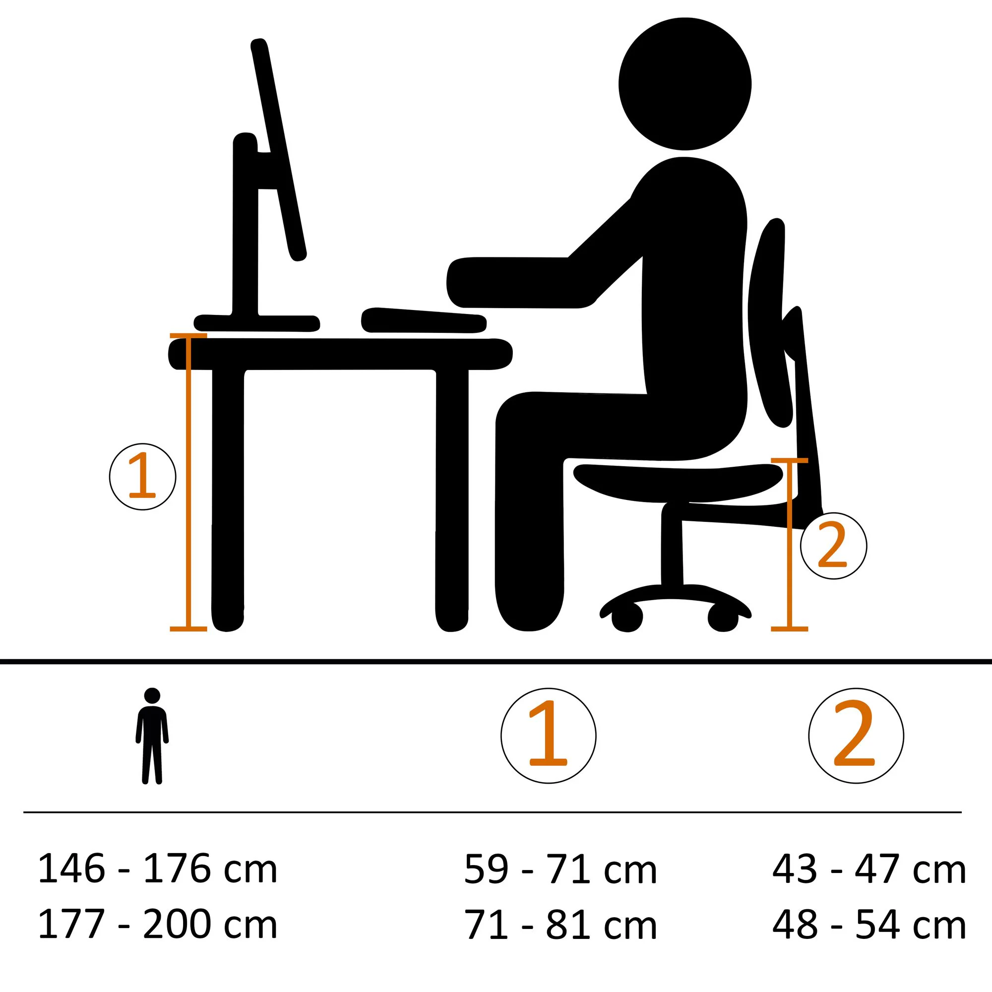 KADIMA DESIGN Bürodrehstuhl Jeansoptik: Modernes Design, weiche Polsterung, Wippmechanik, Nacken- und Kopfunterstützung, großes Fußkreuz, 120 kg Belastbarkeit.
