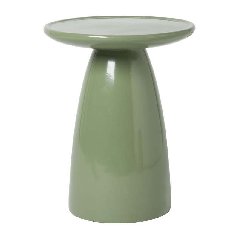 Bijzettafel Paris - groen - ø36x46 cm