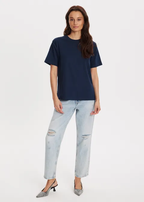 Oversized T-shirt blauw (BLW.D)