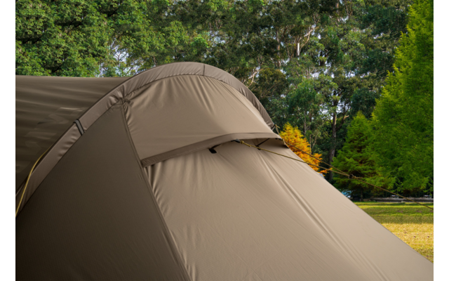 Tambu Durdanta Komfort Trekking Tunnelzelt braun für 4 Personen