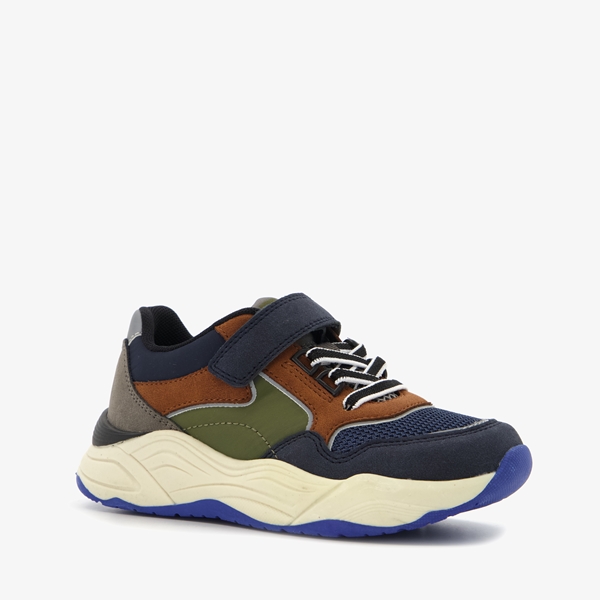 Blue Box jongens sneakers blauw/bruin