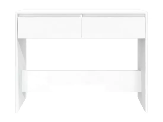Table console Blanc 100x35x76,5 cm Aggloméré