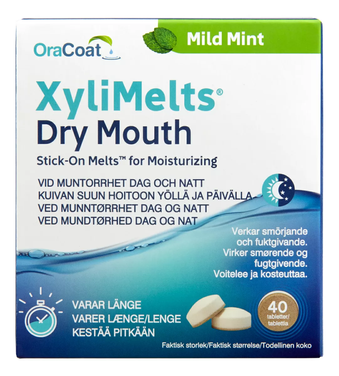 XyliMelts klæbetabletter - 40 stk.