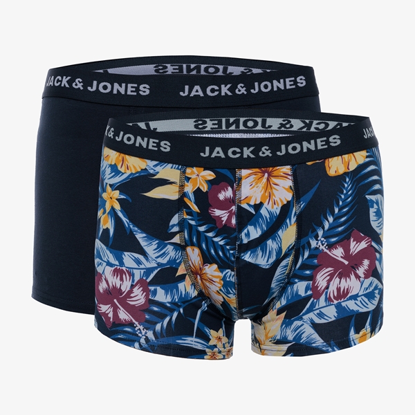 Jack & Jones 2-pack heren boxershorts bloemenprint