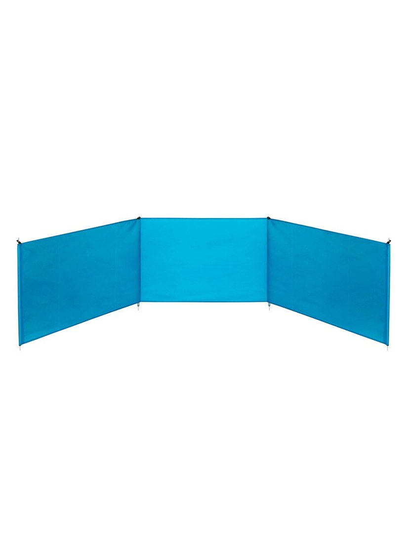 Foldable Beach Windbreak 300x85x2cm Blue
