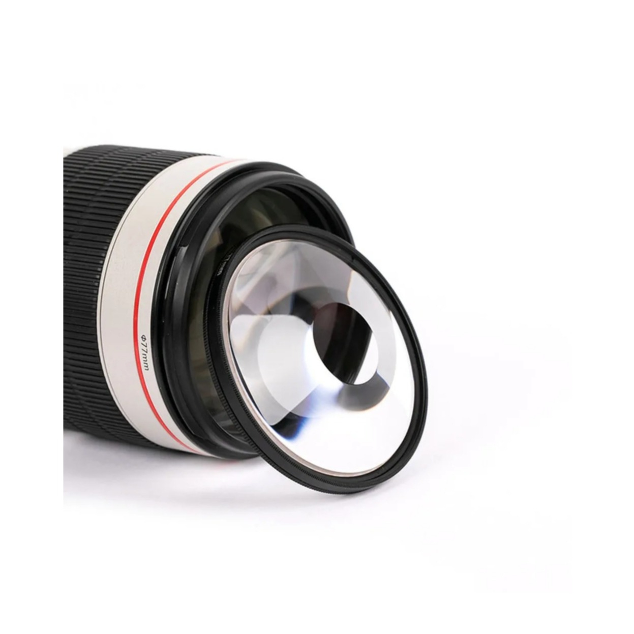 (77mm) K9 Kristall Fotografie Glas Prisma Filter für DSLR Kameras mit Aufbewahrungsetui (Halo Effekt / Tunnelblick)