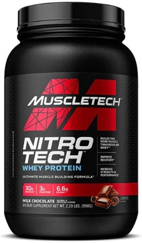 Muscletech Nitro Tech Performance - Eiwitpoeder / Eiwitshake - 1800 gram - Vanille