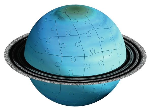 Ravensburger 3D Puzzle Planetensystem 11668 - Planeten als 3D Puzzlebälle - Sonnensystem für Kinder - 522 Teile - ab 6 J