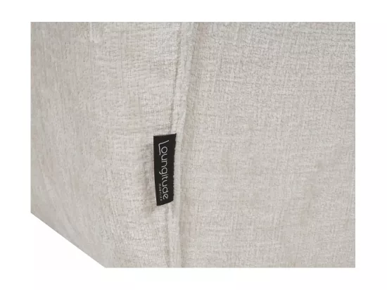 Canapé de relaxation électrique 3 places Melly en tissu - Beige - L203 x P95 x H94cm - Loungitude