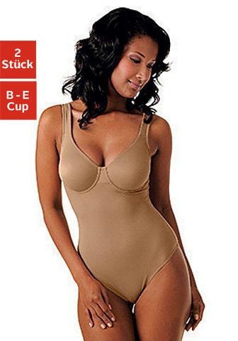 Nuance T-Shirt-Body , mit Bügel,  mit bodyforming Effekt, Shape wear Body, Shaping Body