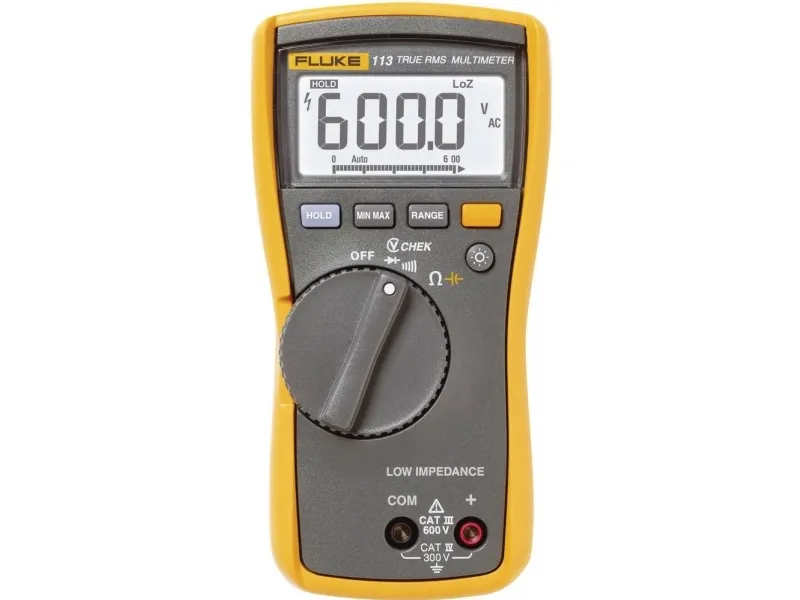 Fluke 113, LCD, 9 V, 404 g, 167,1 x 85,1 x 46 mm