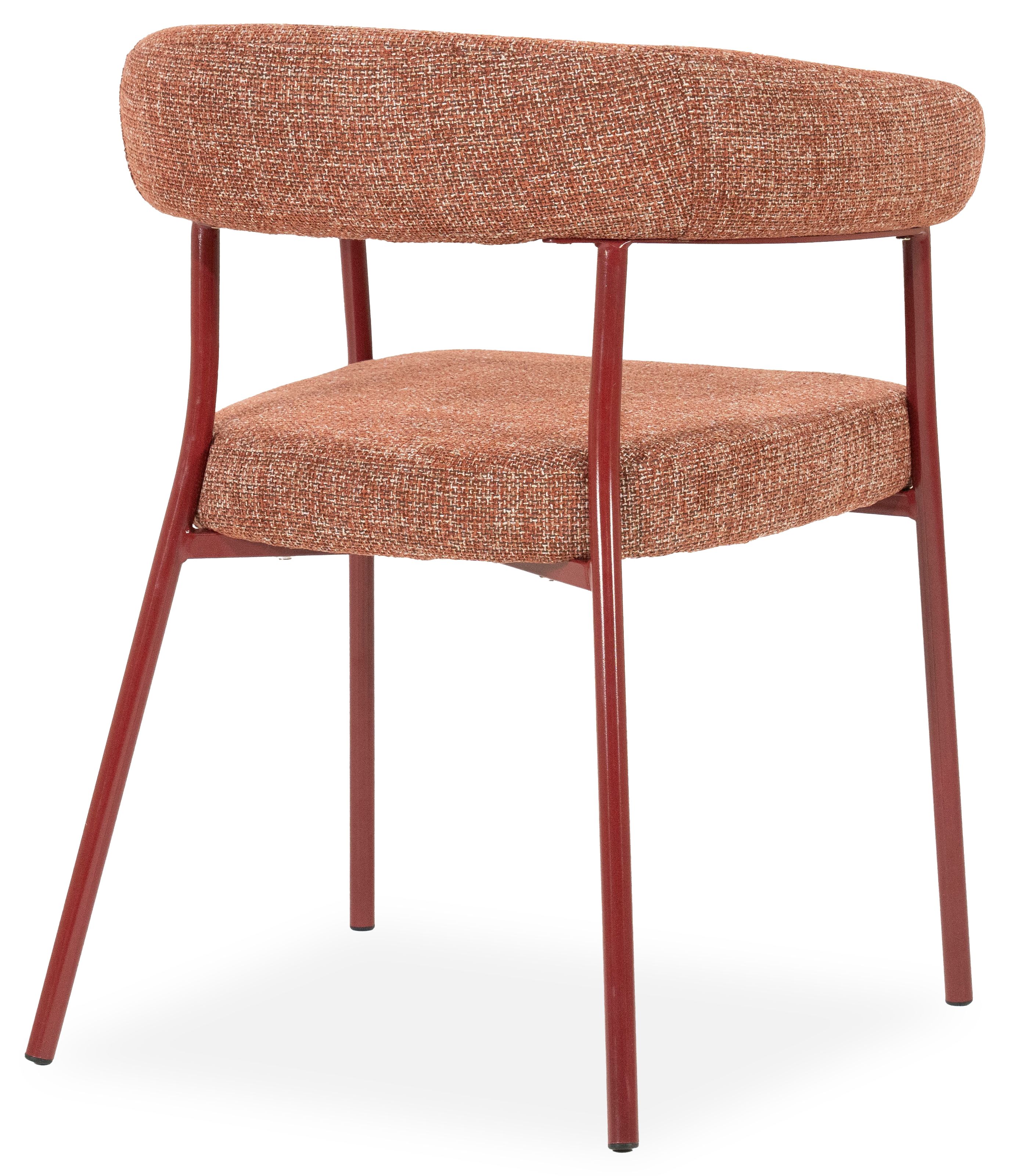 Eetkamerstoel 250029 burgundy Yovi B55 x D57 x H77 cm