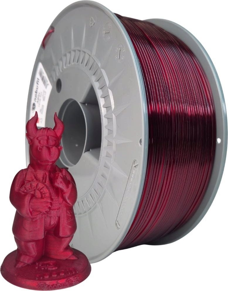 Nobufil  ABSx Candy Red, 1,75 mm / 1000 g    ABS Filament aus recycelten Kunststoffen
