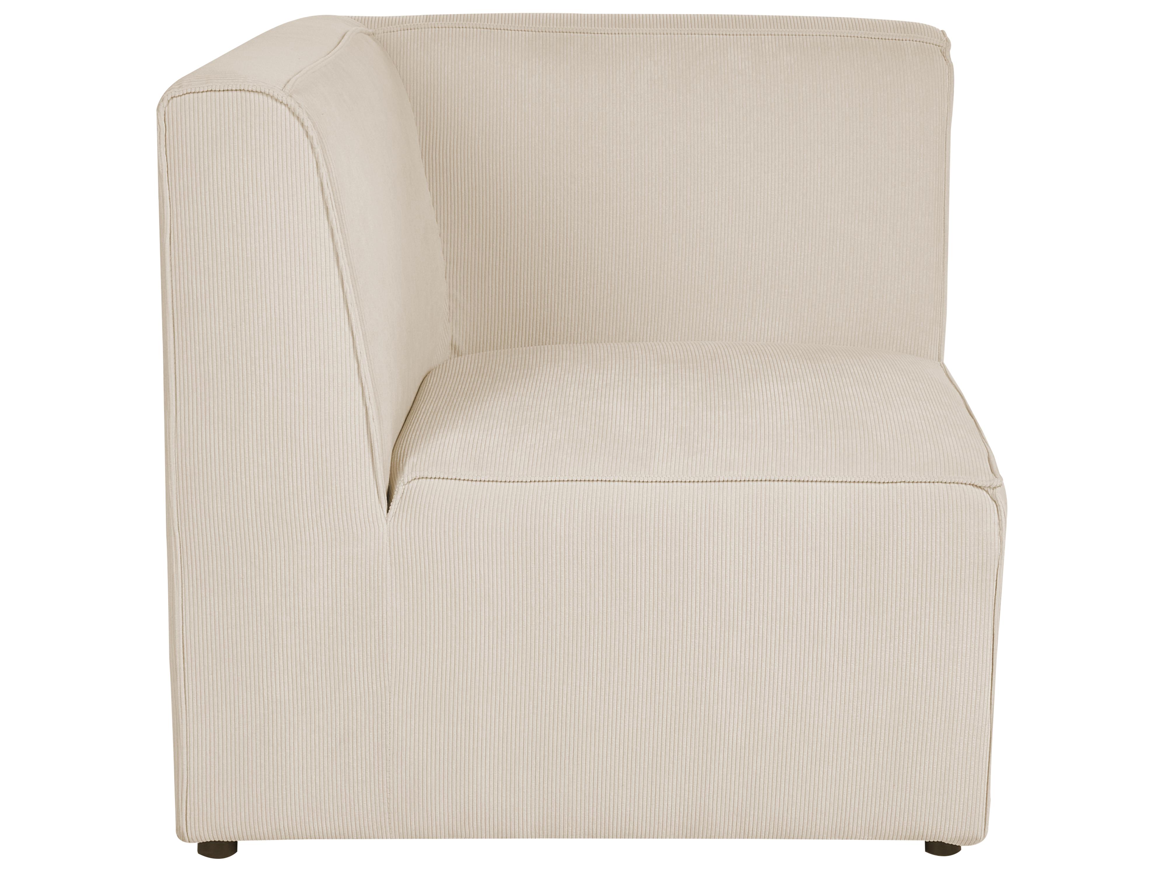 Modulaire bank 4-zits LEMVIG Corduroy Lichtbeige