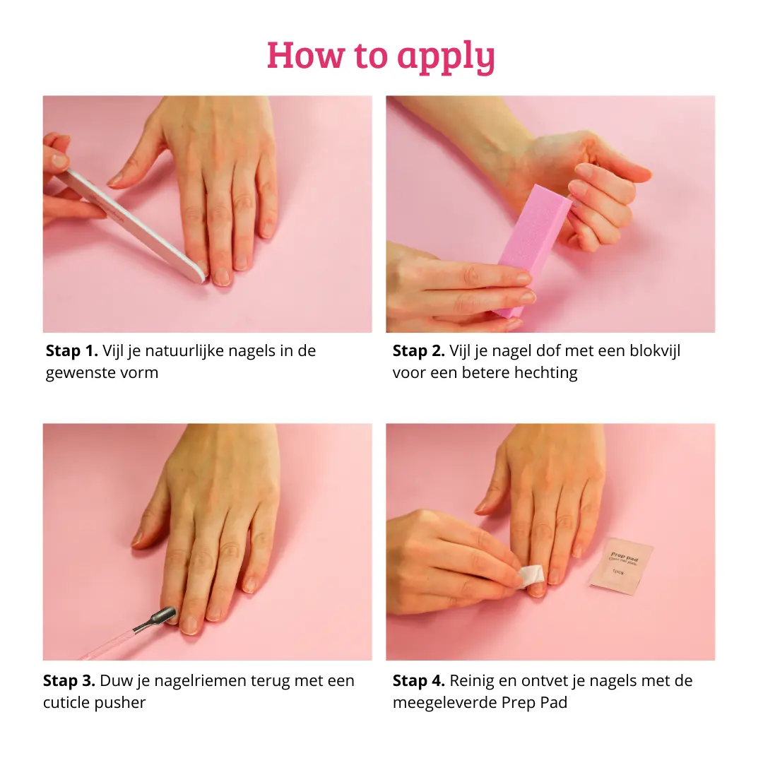 Press On French Nails Triangle Multicolor