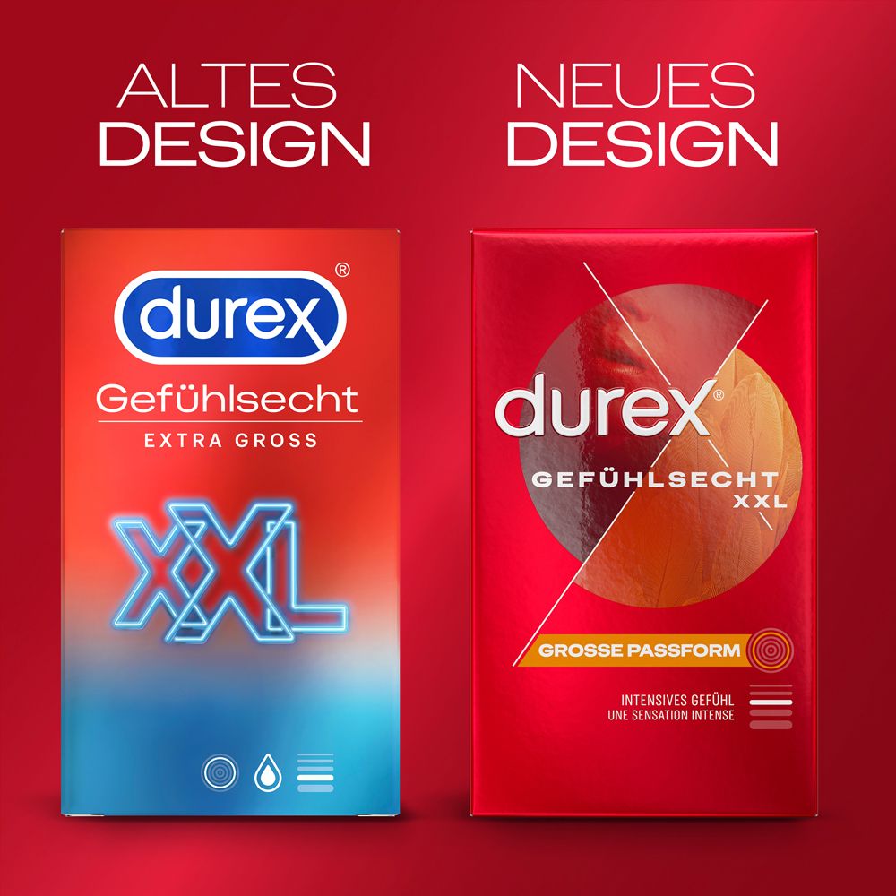 durex® Gefühlsecht XXL Kondome