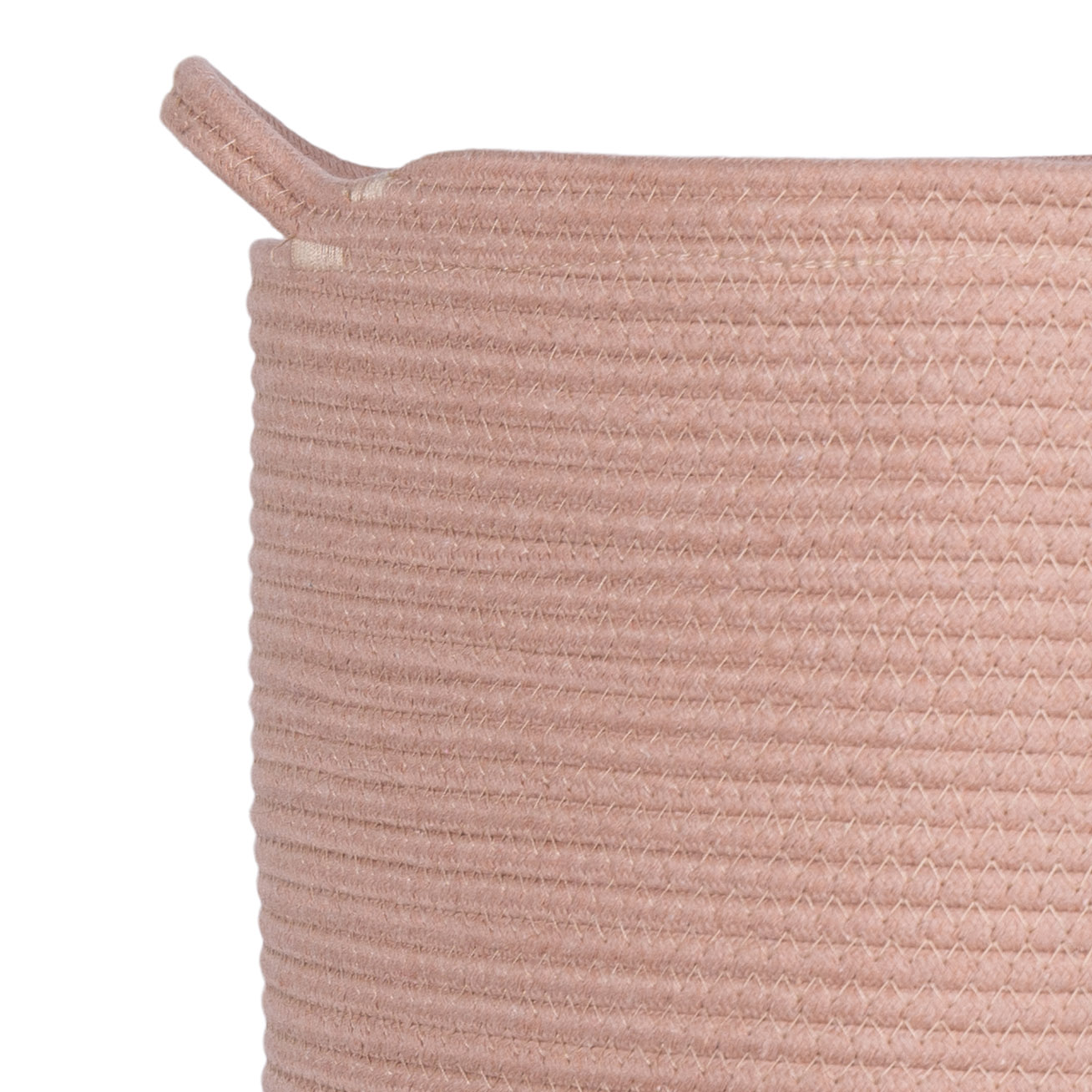 Wasmand katoen blush Ø35 cm