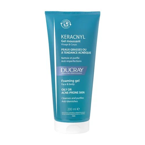Keracnyl Gel moussant nettoyant purifiant Ducray-  200 ml