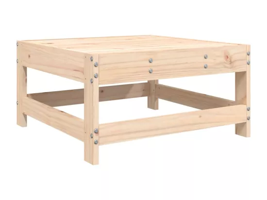 Repose-pied de jardin bois de pin massif
