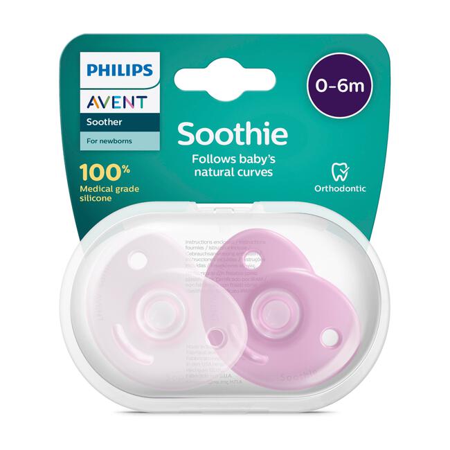 Philips Avent Curved Soothie Mix 0-6M