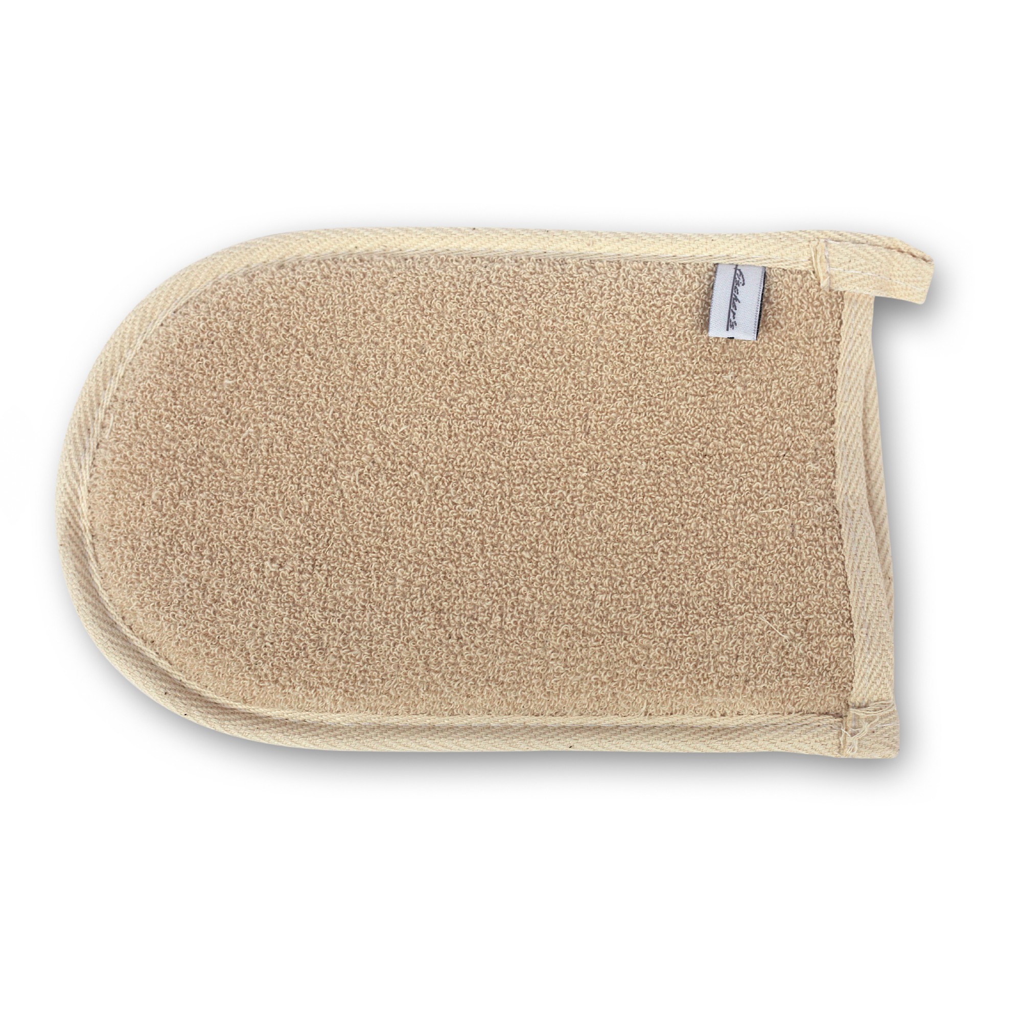 Luffa-Handschuh, natur, T 24 cm, B 16 cm von fischer's lagerhaus